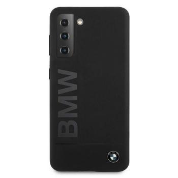 BMW Silikon M Collection Etui Case Schutzhülle für S21 G991 schwarz Logo