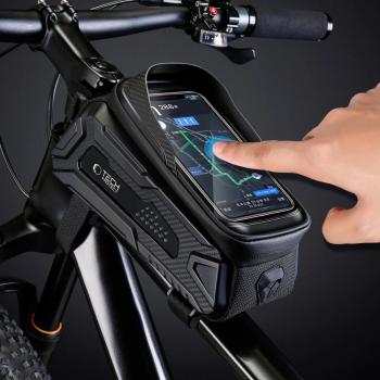 Tech-Protect V2 Fahrradtasche Rahmentasche 1.5L für Smartphone bis 6,7“ Schwarz
