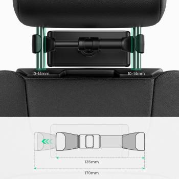 Ugreen Auto Smartphone Tablet Nintendo Switch Halterung für Kopfstütze schwarz