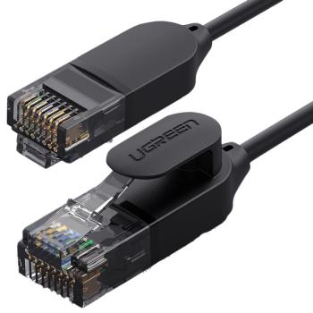 Ugreen Netzwerk Ethernet Patchkabel RJ45 Cat 6A UTP 1000Mbps 1m-10m schwarz dünn