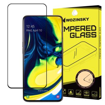 Wozinsky Schutzglas Full Glue Vollbild mit Rahmen Samsung Galaxy A80