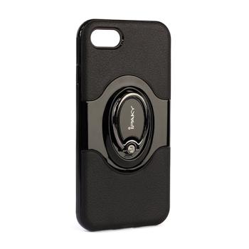 IPAKY Ring Back Case Schutzhülle robust antistatisch für iPhone X/XS schwarz