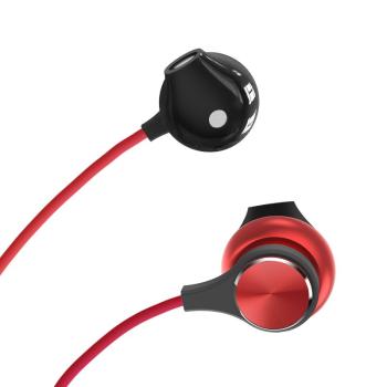 Dudao Nackenbügel Bluetooth-Kopfhörer Headset rot / schwarz (U5 Plus red/black)