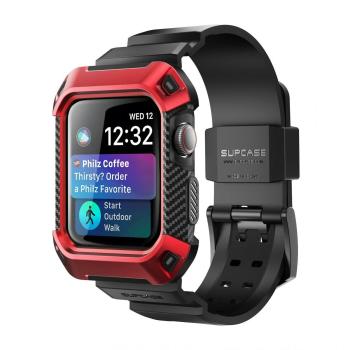 Supcase Unicorn Beetle Pro Case Hülle für Apple WATCH 4/5/6/7/SE 44mm Rot