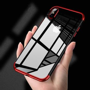 iPhone X/XS TPU Schutzhülle Transparent, Back Case, Farbig