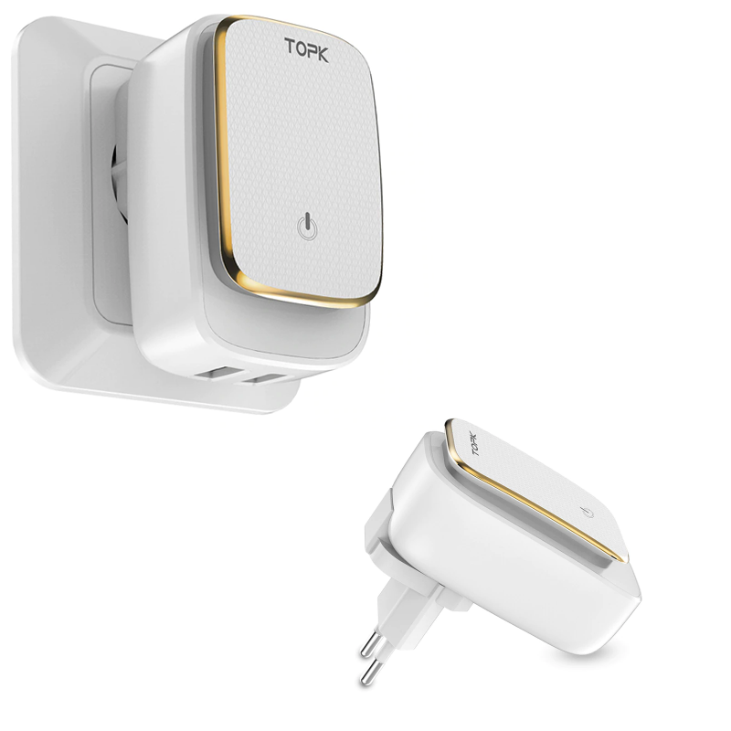 Asonter Pilz-LED-Nachtlicht 5-Port USB-Schnellladestation Universal-Desktop-Tablet und Smartphone-Ladegerät 