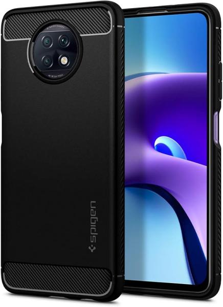 Spigen Rugged Armor Back Case Schutzhülle für Xiaomi Redmi Note 9T schwarz