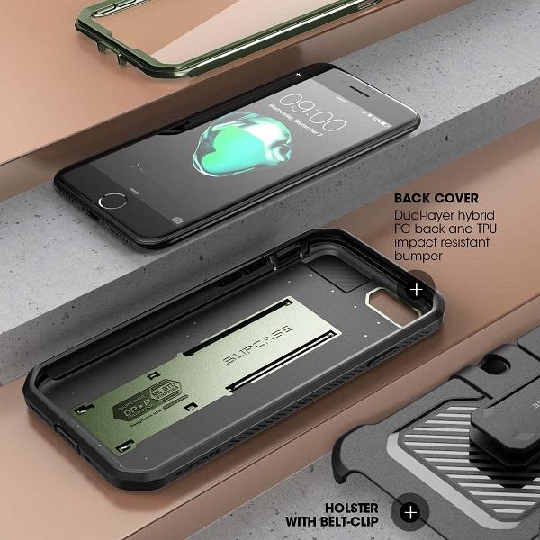 SUPCASE UB PRO Luxus Panzer Schutzhülle für iPhone 7/8/SE 2020 Guldan grün