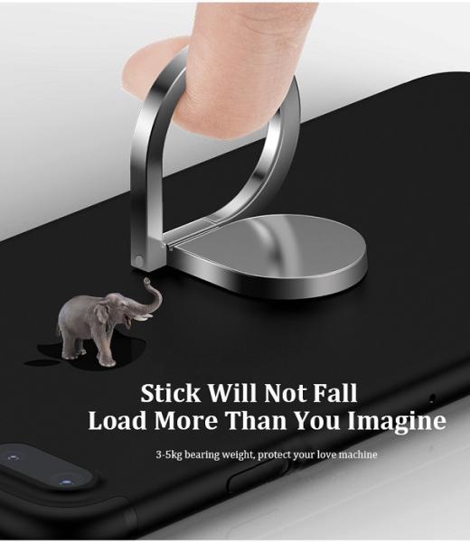 Metall Fingerring, Water Drops Halter, 360°, für Smartphones, iPhones, Tablets