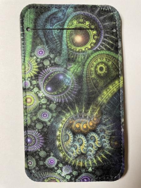 CABANA SLIM UP Filzbeutel Filz Handytasche Green World für Smartphone iPhone