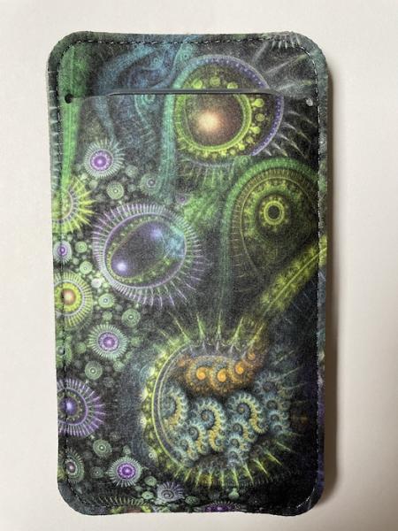 CABANA SLIM UP Filzbeutel Filz Handytasche Green World für Smartphone iPhone