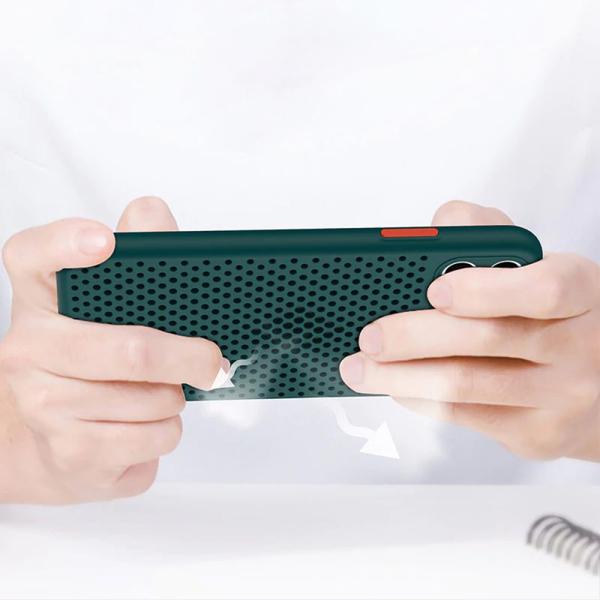 Breath Case Back Case atmungsaktive Schutzhülle für iPhone 12 Pro Max (6,7")