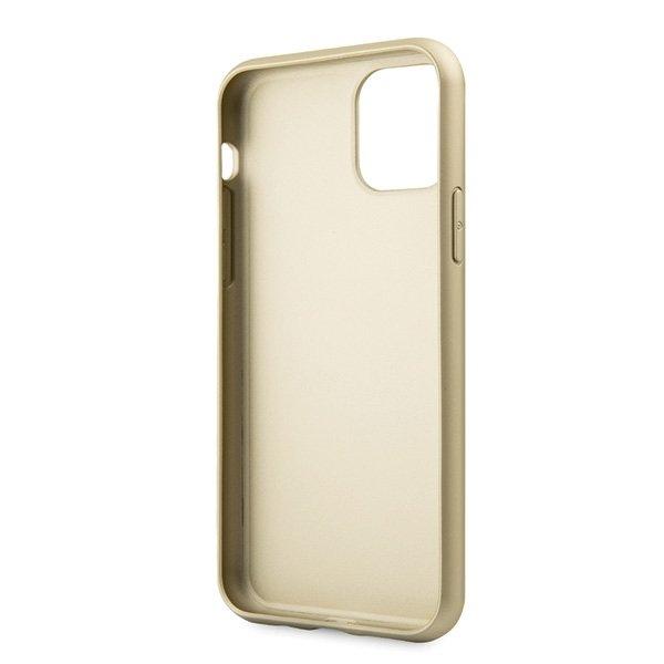Guess iPHONE 11 PRO Hard Case Luxus Schutzhülle 4G Collection grau