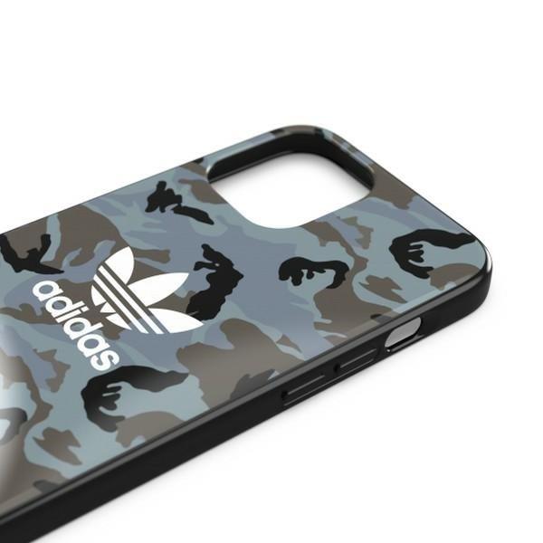 Adidas OR Snap Case Hülle Schutzhülle für iPhone 12 Pro Max Blau / Schwarz Camo