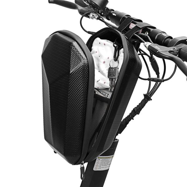 B-Soul Wasserdichte Fahrrad Elektroroller Lenkertasche 4L YA303 Carbonmuster schwarz