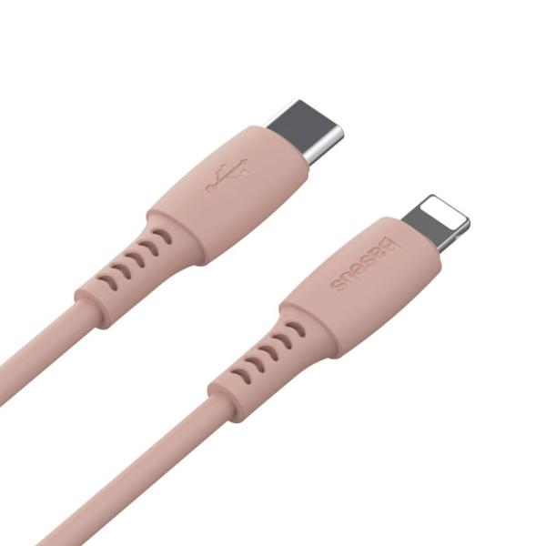 Buntes Langlebiges Kabel Ladekabel USB Typ C / Blitzleistung 18W 1,2m Rosa