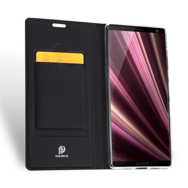 DUX DUCIS Skin Pro Book Case Schutzhülle für Sony Xperia 10 Plus schwarz
