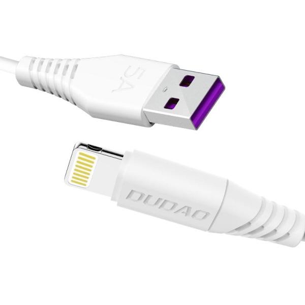 Dudao USB Lightning Daten Ladekabel 3A 1m weiß
