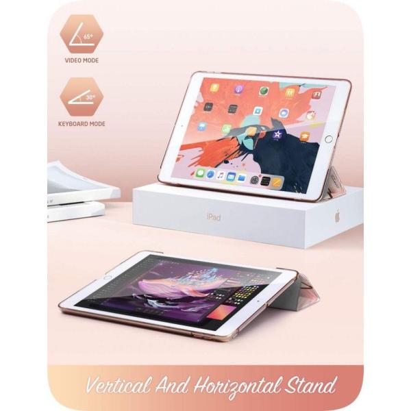 Etui Supcase Cosmo Lite Luxus Hülle Smart Cover für iPad 10.2" 2019 Marmor