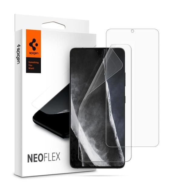 2x Spigen Neo Flex HD Luxus Schutzfolie für Samsung Galaxy S21+ Plus