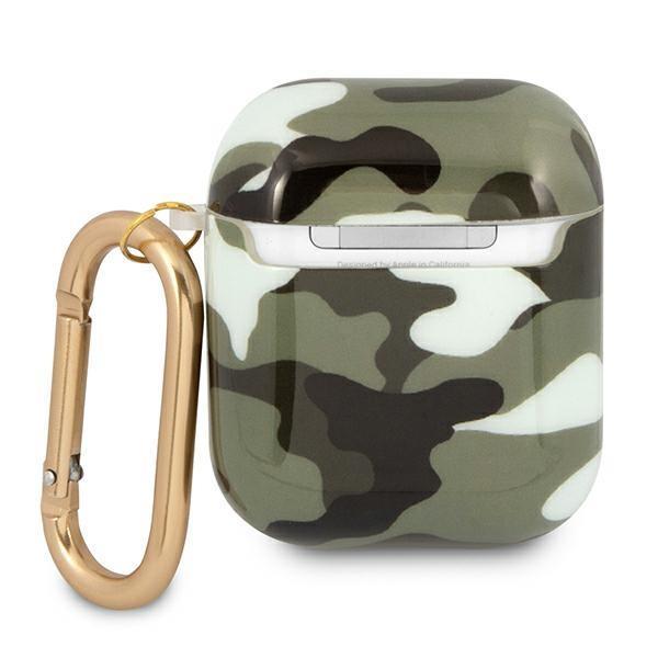 Guess GUA2UCAMA Apple Pods Hülle Etui Khaki Camo Tarn Kollektion