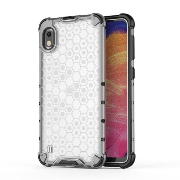 Honeycomb Schutzhülle mit TPU Rahmen für Samsung Galaxy A10 transparent, grün