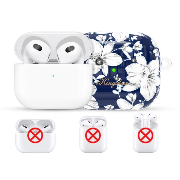 Kingxbar Blooming Pods Edles Case Etui für AirPods 3 mit Swarovski-Kristallen