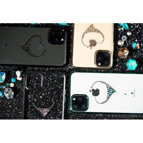 Kingxbar Wish Schutzhülle original Swarovski-Kristallen iPhone 11 Pro schwarz