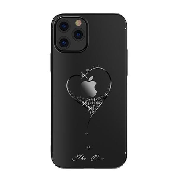 Kingxbar Wish Schutzhülle mit Swarovski-Kristallen iPhone 12 / 12 Pro schwarz