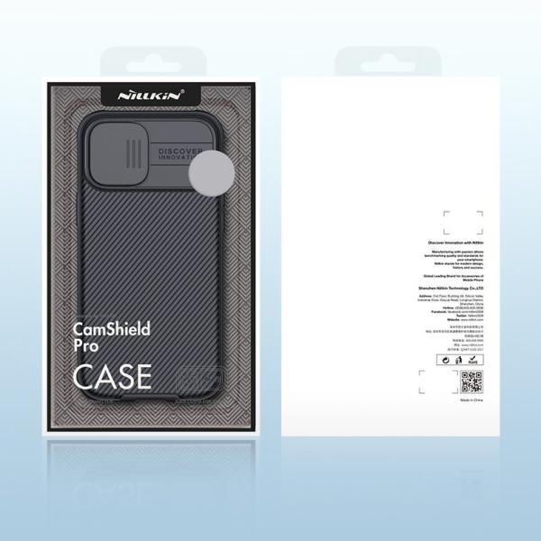 Nillkin CamShield Pro Case Handyhülle Schutzhülle für iPhone 12 / 12 Pro schwarz
