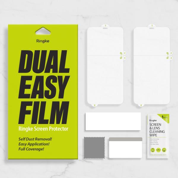 2x Ringke Dual Easy Film Full Cover Displayschutz Folie iPhone 11 Pro / iPhone X/XS