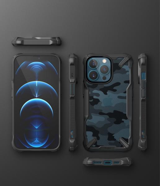 Ringke Fusion X Panzerhülle Schutzhülle für iPhone 13 Pro schwarz Camo