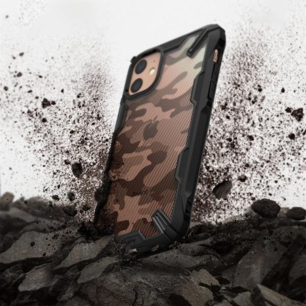 Ringke Fusion X Design Panzer Handyhülle Case für iPhone 11 schwarz Black Camo