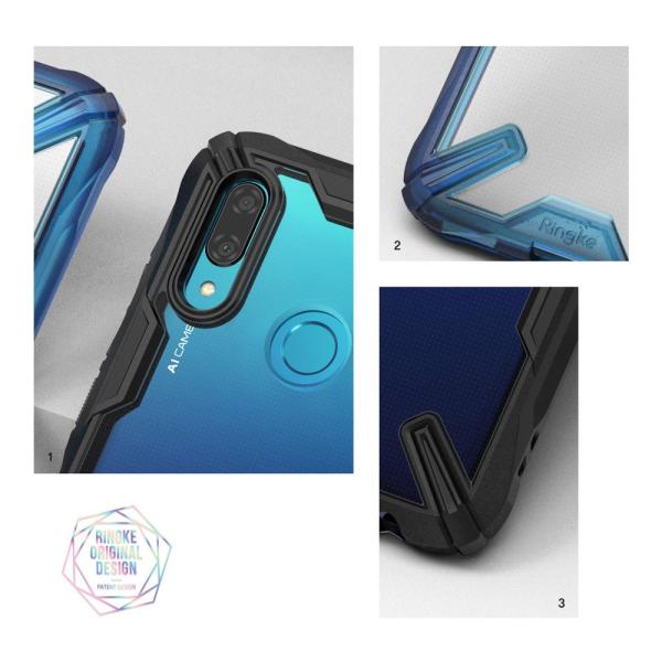 Ringke Fusion X Panzer Schutzhülle Back case für Huawei P Smart 2019 schwarz