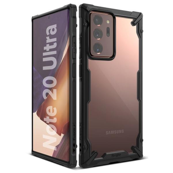 Ringke Fusion X Robuste Schutzhülle mit TPU Rahmen Samsung Galaxy Note 20 Ultra schwarz