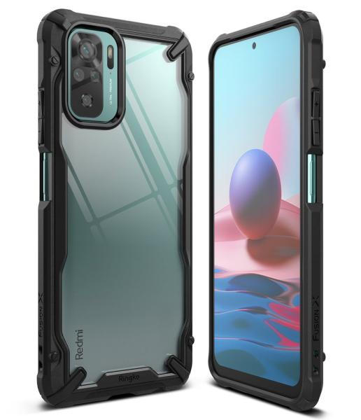 Ringke Fusion X Robuste Schutzhülle für Xiaomi Redmi Note 10/Note 10S schwarz