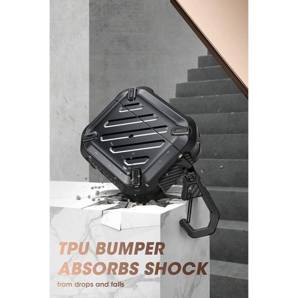 SUPCASE Unicorn Beetle Pro Robuste Luxus Schutzhülle für AirPods 3 schwarz