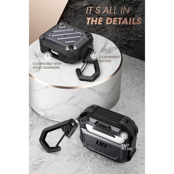 SUPCASE Unicorn Beetle Pro Robuste Luxus Schutzhülle für AirPods 3 schwarz