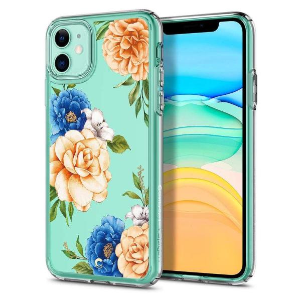Spigen Ciel iPhone 11 Blue Floral Back Case Schutzhülle