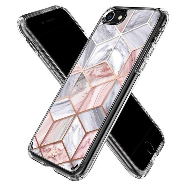 Spigen Ciel Luxus Schutzhülle Back Case für iPhone 7/8/SE 2020 Pink Marmor