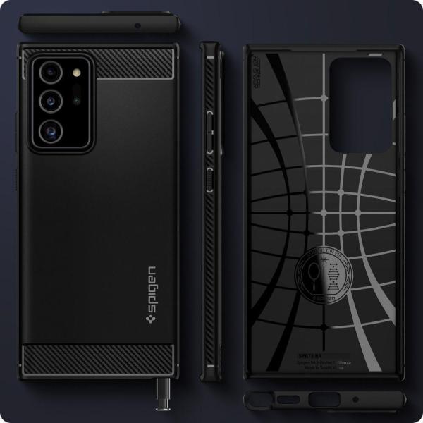 Spigen Rugged Armor Back Case Schutzhülle Samsung Galaxy Note 20 Ultra schwarz