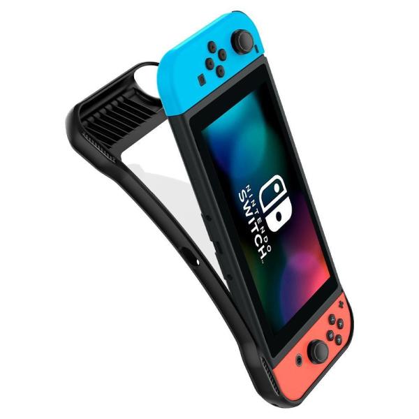 Spigen Rugged Armor Back Case Schutzhülle für Nintendo Switch Black schwarz