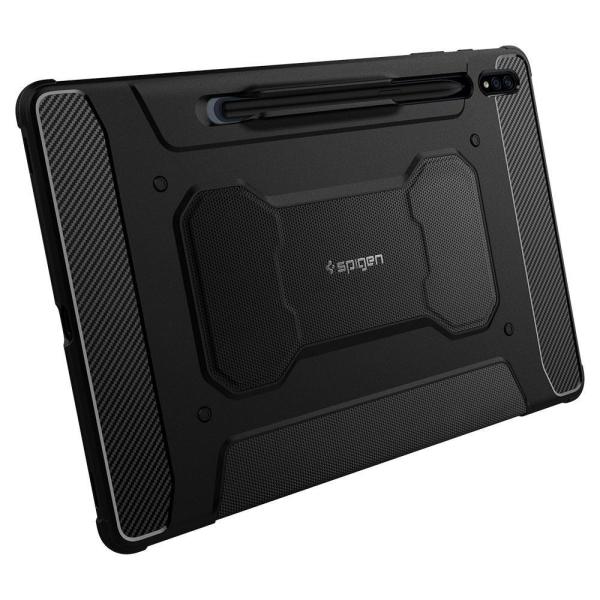 Spigen Rugged Armor ”Pro” Case Hülle Galaxy Tab S7+ Plus 12.4 T970/T976 schwarz