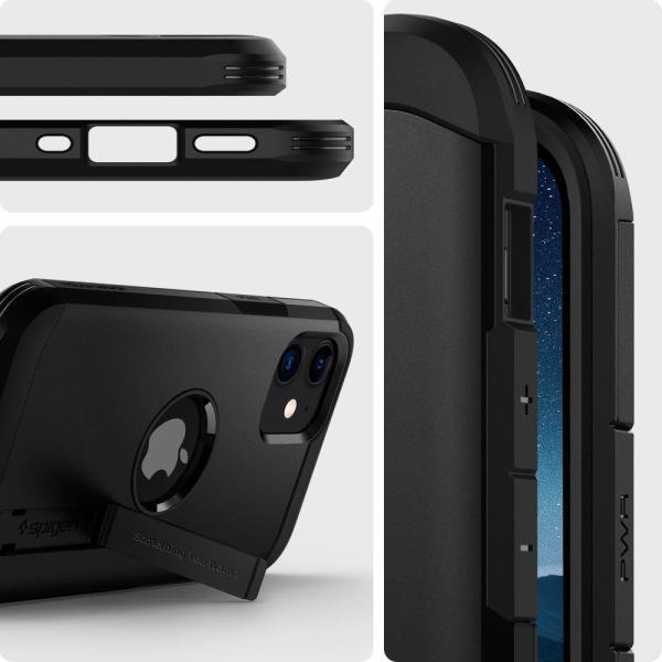 Spigen Tough Armor Back Case Schutzhülle für iPhone 12 mini schwarz