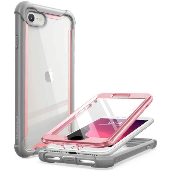 SUPCASE IBLSN ARES LUXUS PANZER SCHUTZHÜLLE iPhone 7/8/SE2020 Pink Grau