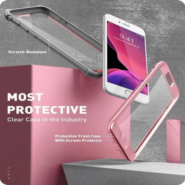 SUPCASE IBLSN ARES LUXUS PANZER SCHUTZHÜLLE iPhone 7/8/SE2020 Pink Grau