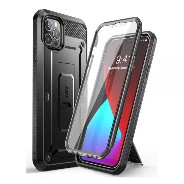 Supcase Unicorn Beetle Pro Panzer Schutzhülle iPhone 12 Pro Max (6,7") schwarz