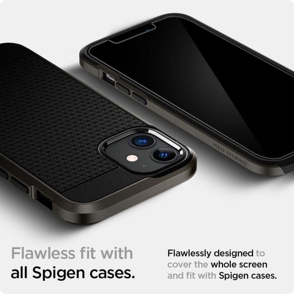Spigen Glass.Tr ”EZ Fit” gehärtetes Schutzglas 2er Pack iPhone 12 Pro Max