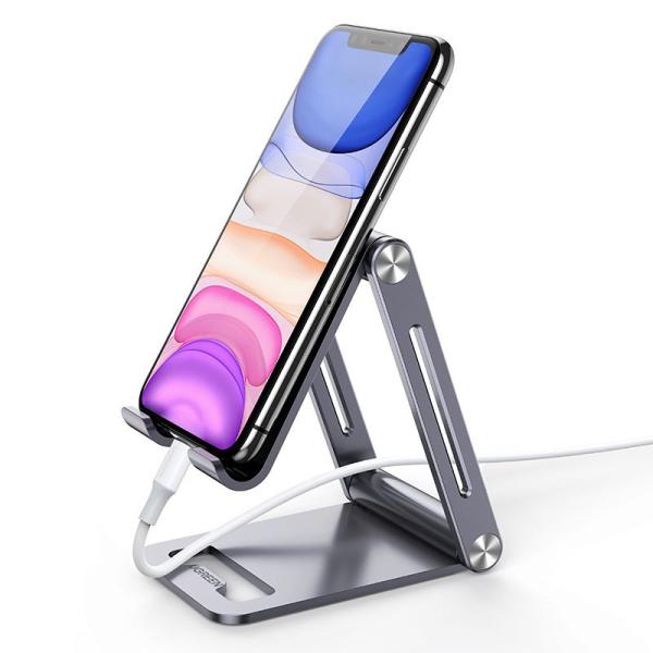 Ugreen Folding Stand Faltbarer Luxus Telefon und Tabletständer grau