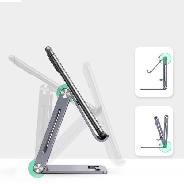 Ugreen Folding Stand Faltbarer Luxus Telefon und Tabletständer grau